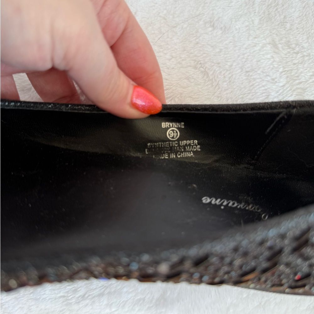 Beaded Black Flats - Picture 5 of 5